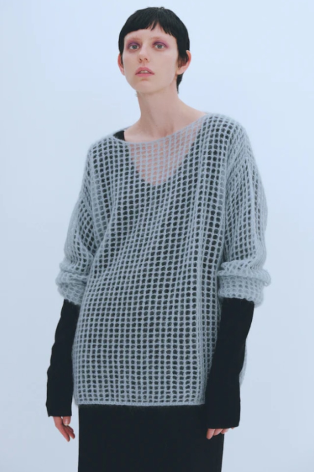 Uhr ウーア Mohair Pull-over Loose Knit サムネイル画像