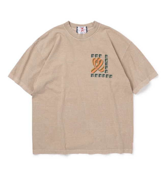 SON OF THE CHEESE サノバチーズ HEART TEE(BEIGE) SC2310-TS01 サムネイル画像